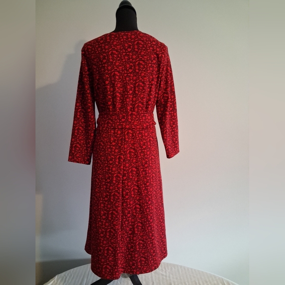 Red Patterned Dress - Picture 2 of 12